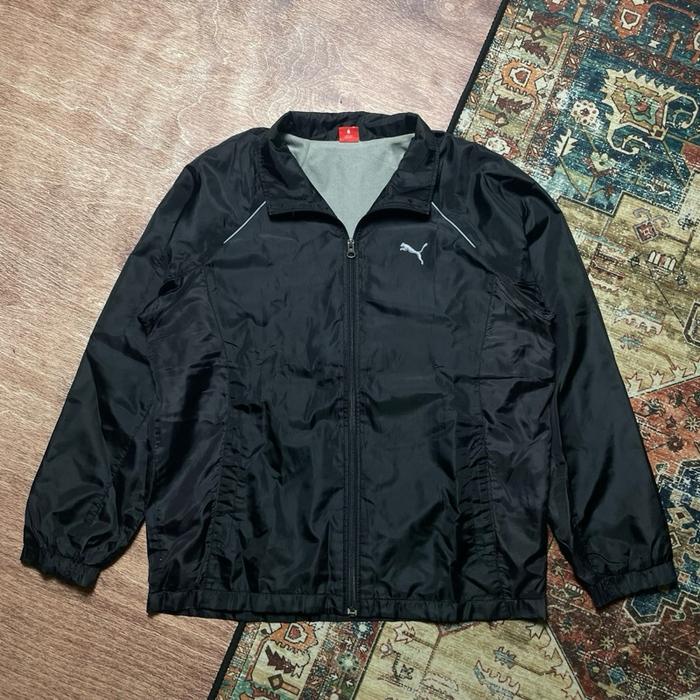 Tracksuit Puma Vintage 90s windbreaker jaket y2k fullblack