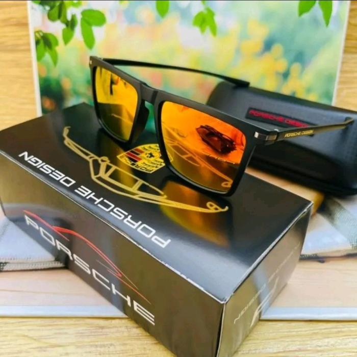 TERLARISSSS !!!! KACAMATA PRIA 2271 LENSA POLARIZED+ANTIRADIASI UV 400 Merah Eyewear
