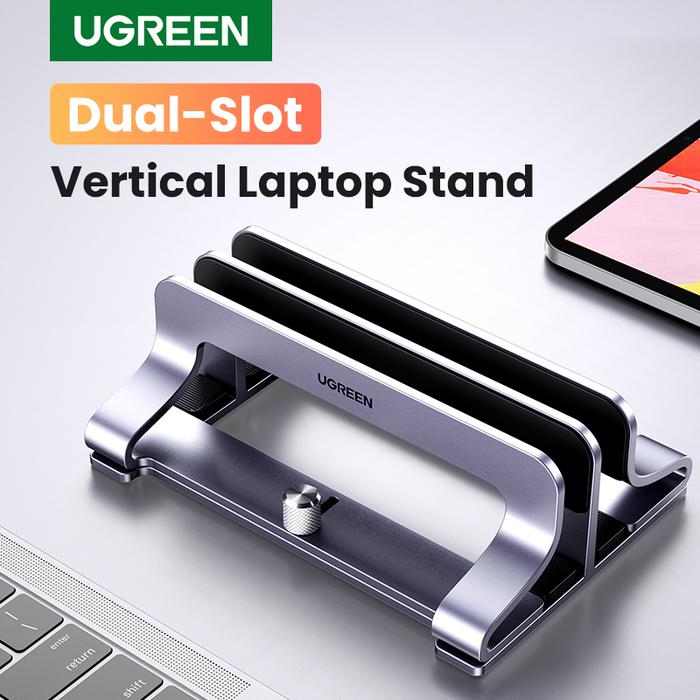 UGREEN Vertical Laptop Stand Holder Foldable Aluminum Notebook Stand