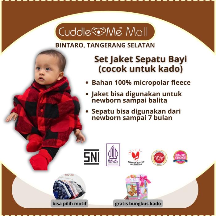 (Original Distributor) Paket Kado Booties Jaket Bayi Cuddle Me