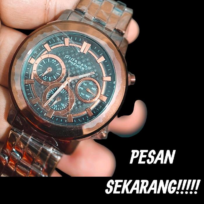 GIORDANO ORIGINAL CRONO AKTIF JAM TANGAN PRIA COWOK BEKAS SEKEN SECOND GIORDANO MEWAH ORIGINAL GIORD