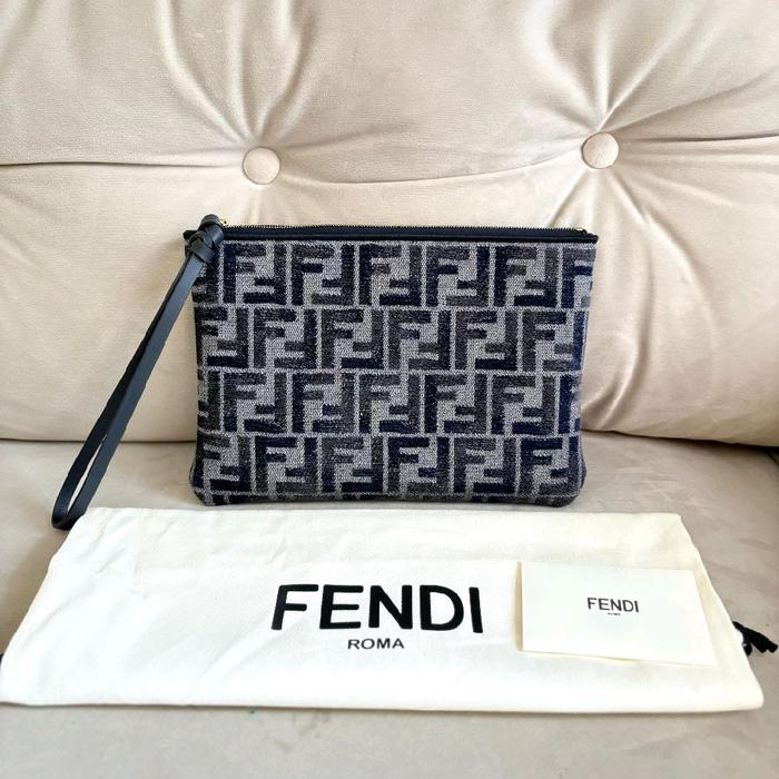 Fendi clutch / Pouch denim (new)