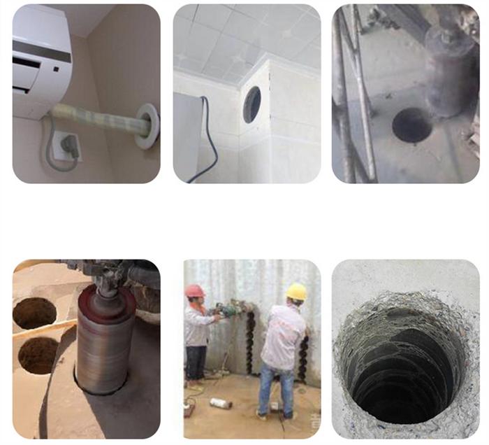 TP19-300 Mesin Bor Hidrolik Genggam Desktop Teknik Beton Lubang AC