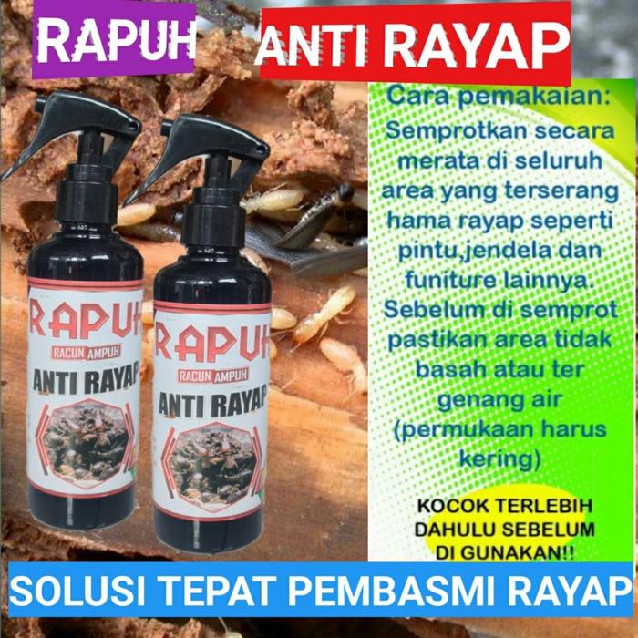 RACUN SEMPROT ANTI RAYAP / PEMBASMI RAYAP KAYU/ OBAT ANTI RAYAP SEMPROT/ PEMBASMI RAYAP SAMPAI KE SA