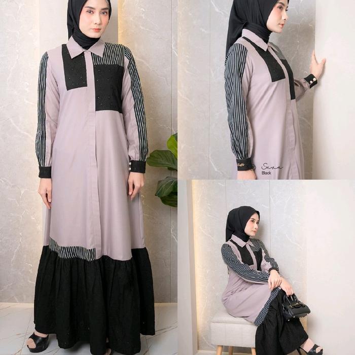 zalifa gamis premium terbaru Wanita Dewasa Dress Muslim