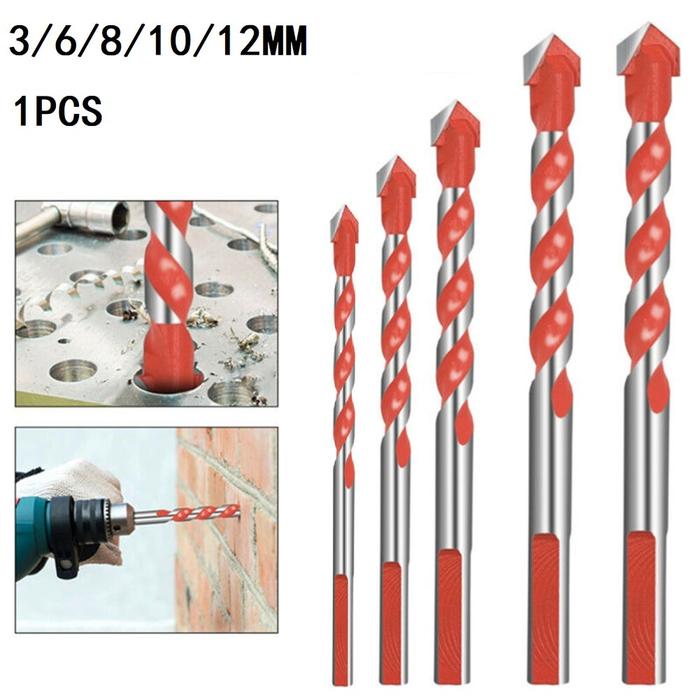 Multifunctional Drill Bits Center Drill Hammer Concrete Ceramic Glass