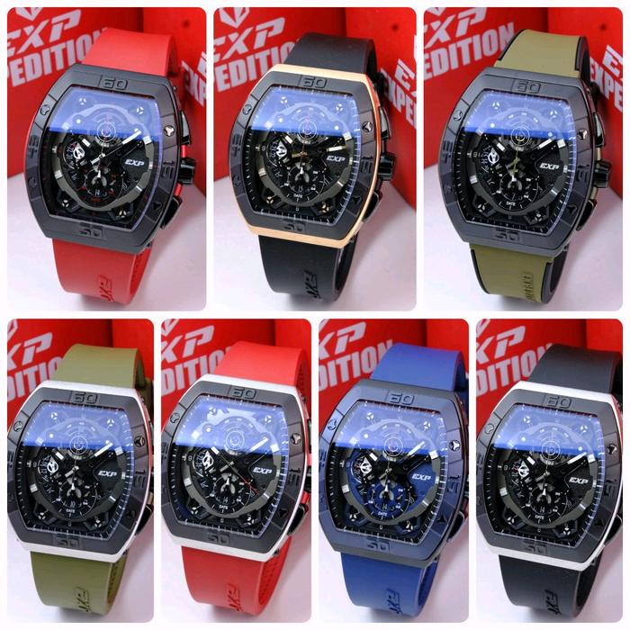 JAM TANGAN PRIA EXPEDITION EXP 6800 / EXP6800 ORIGINAL TALI RUBBER