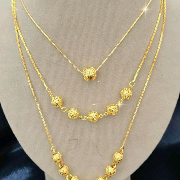 kalung bola xuping rantai panjang 50cm