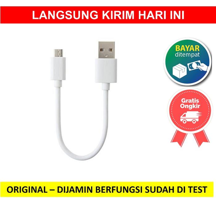 [ KABEL KECIL ] Kabel Cas Casan Charger Micro USB Lubang Kecil Pendek Kipas HP Handphone Pompa Galon
