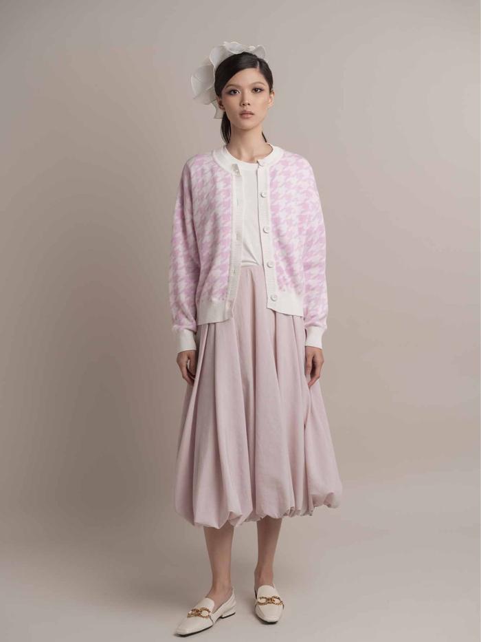Camilla Houndstooth Cardigan