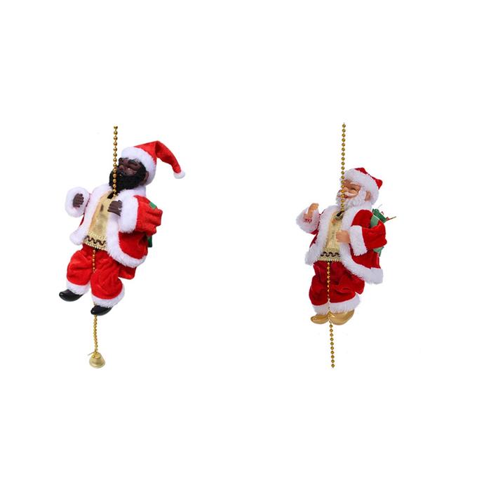 Santa Claus Climbing Beads Electric Climb Up And Down Climbing Santa