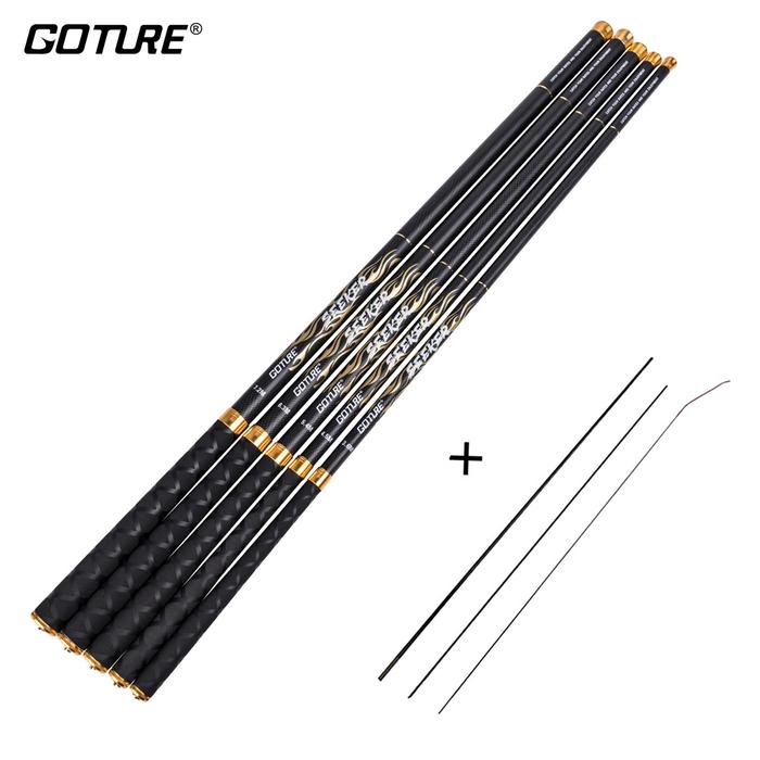 Goture SEEKER 24T Carbon Fiber Telescopic Fishing Rod Stream Hand
