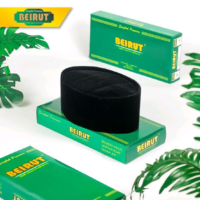 Songkok Beirut/peci beirut/peci polos/peci hitam/peci premium