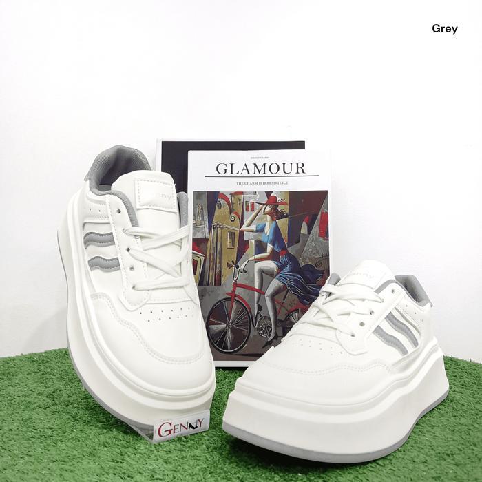 Genny Sepatu Sneakers Wanita 0914030 - Casual Shoes Tinggi 4,5 CM