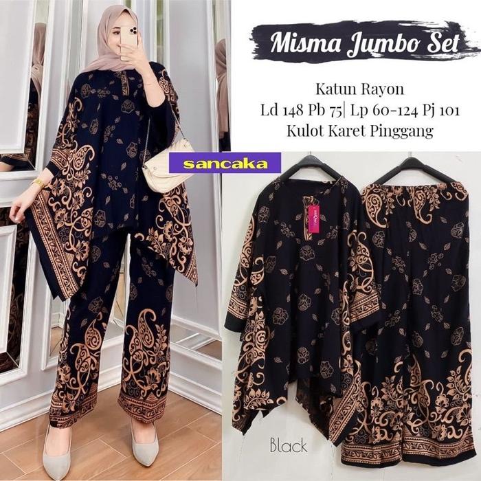 Setelan Tie Dye Setelan Misma Jumbo Set by Sancaka Set Rayon Lengan Panjang Aik Big Set Jumbo Ld 140