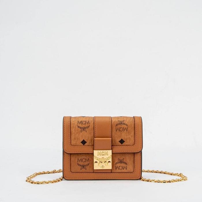 MCM TRACY VISETOS MINI BAG CHAIN