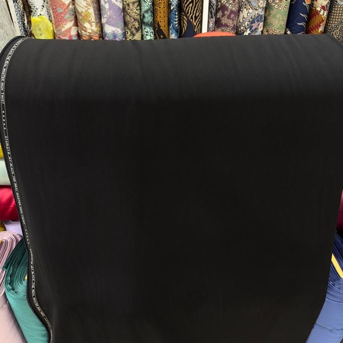 [Sandang Jaya Textile] / Bahan Celana Jet Black Premium / Bahan Celana Seragam Keluarga / Bahan Polo