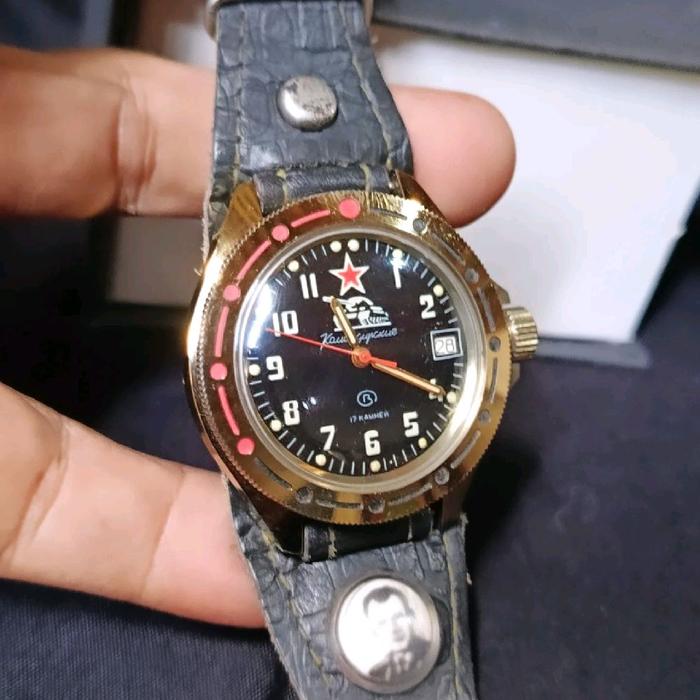 ja835 Jam tangan VOSTOK COMANDIRSKIE Rusia made