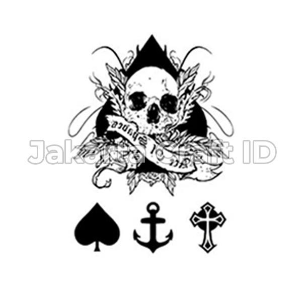 TATTOO TEMPORARY UKURAN 11X8 UNTUK PUNGGUNG LENGAN - 1