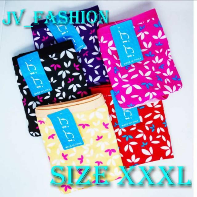 CD WANITA SIZE XXXL  CORAK MERK LILI