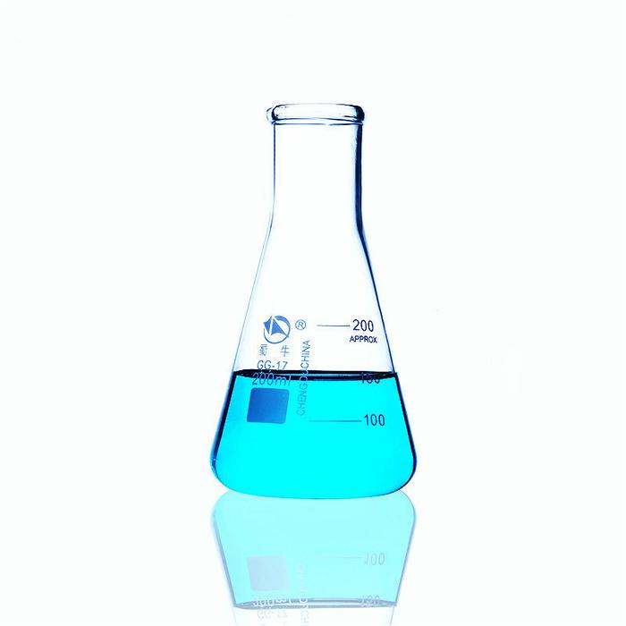 Labu Kerucut Kaca Borosilikat Tinggi Gelas Erlenmeyer Besar Kaliber