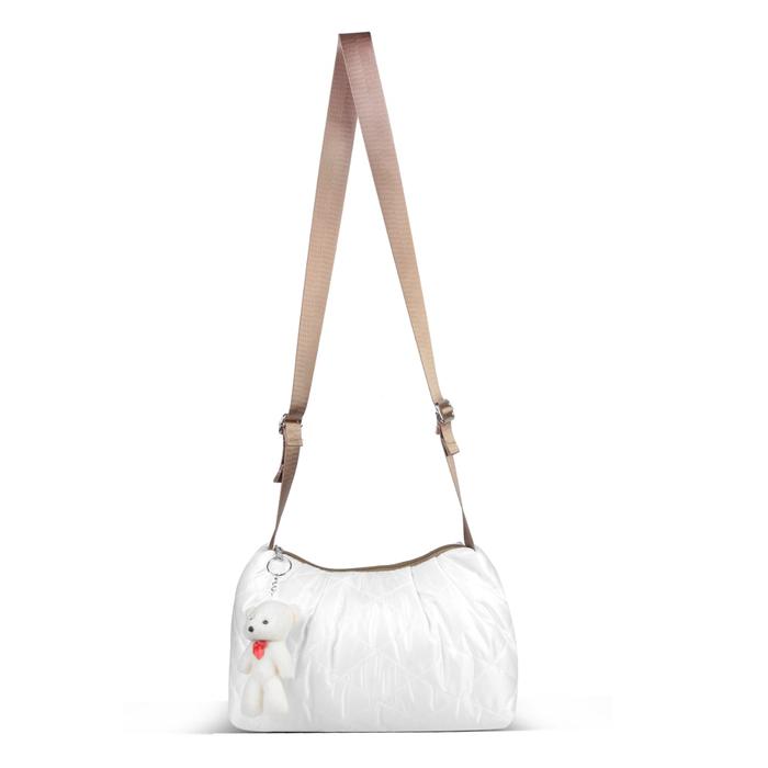 Shafira Tas Selempang Bahu Wanita Puffy Bag Shoulderbag Parasut Bordir Korean style
