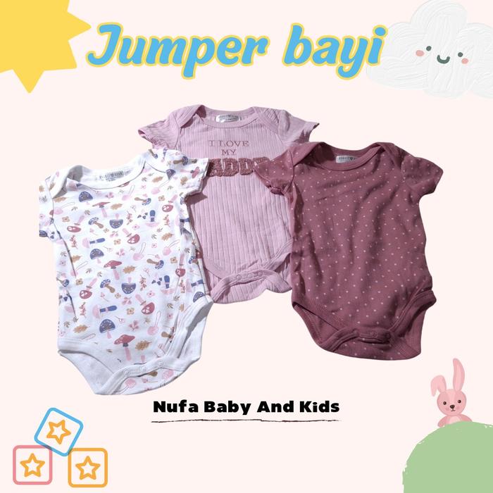 Rabbit+Bear Jumper Bayi Celana Segitiga Usia 6-9 Bulan