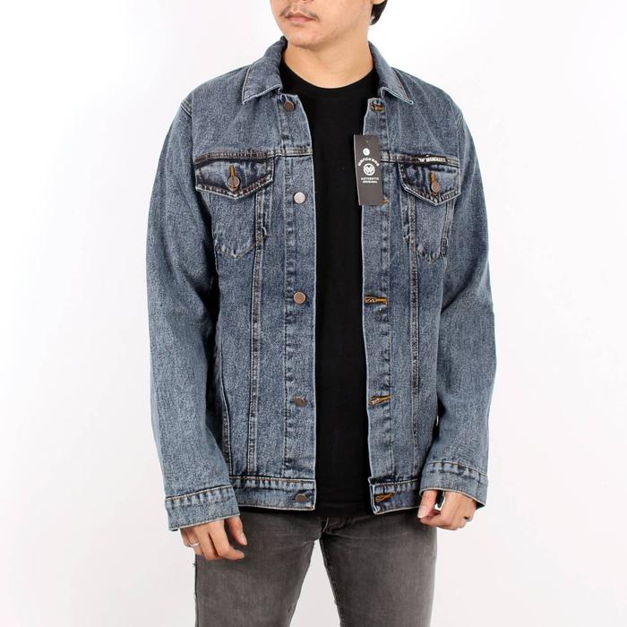 Jaket Denim Pria | Jaket Pria Keren Premium Series Wangkers