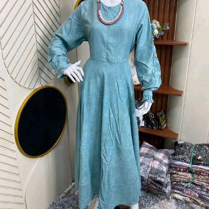 Angelina gamis asta tosca bludru dewasa