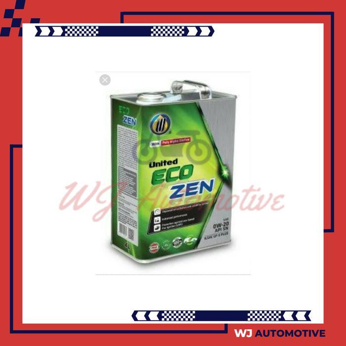 STOK TERBATAS !!!! UNITED ECO ZEN 0W30 1 LITER OLI MOBIL BENSIN UNITED 0W 30 1LITER TERJANGKAU