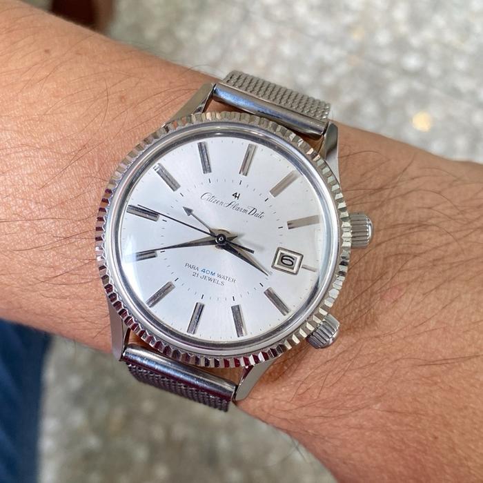 Citizen Alarm Date 41 Jam Tangan Vintage