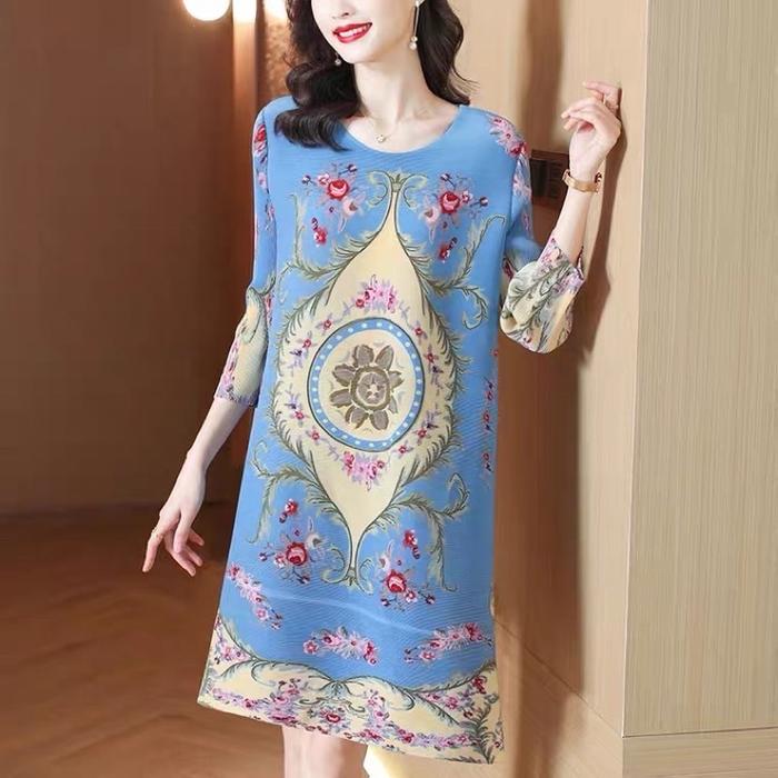 Terbaik Tunik Motif Plisket Tunik Pleats Tunik Pleated Bangkok Tunik Turun Naik