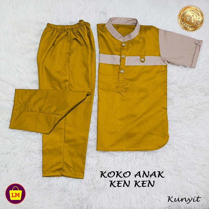 Stelan Koko Anak KEN KEN Stelan Jubah anak Koko Trendy Baju Lebaran