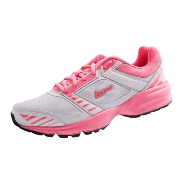 Sepatu league legas D4 la pink abu running shoes  wanita murah original promo