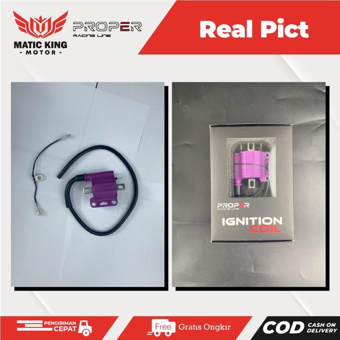 PROPER RACING LINE KOIL COIL IGNITION KARBU CARBU MIO SMILE SPORTY SOUL FINO NOUVO JUPITER VEGA F1ZR