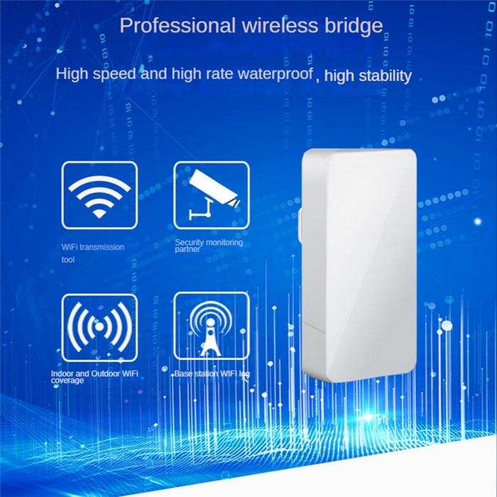 Outdoor WIFI Router Wireless Bridge 2.4G Wifi Repeater 300Mbps Point to Point Wifi Signal Amplifier 