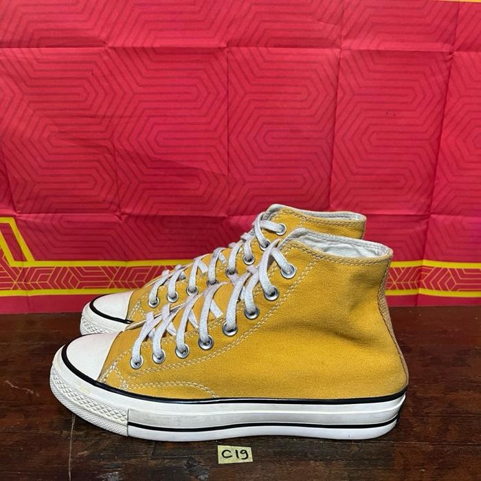 Sepatu second ori converse ctas 70s high sunflower size 41