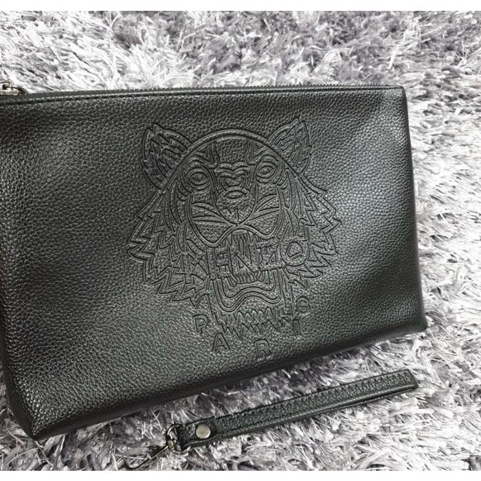 [ BISA COD ] CLUTCH HANDBAG KZ FULL LEATHER ELEGAN