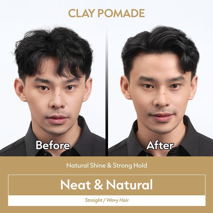 ss Captain Hairstyling Clay Pomade 30gr / Pomade Pria / Strong Hold / Natural Shine / Volumizing / M