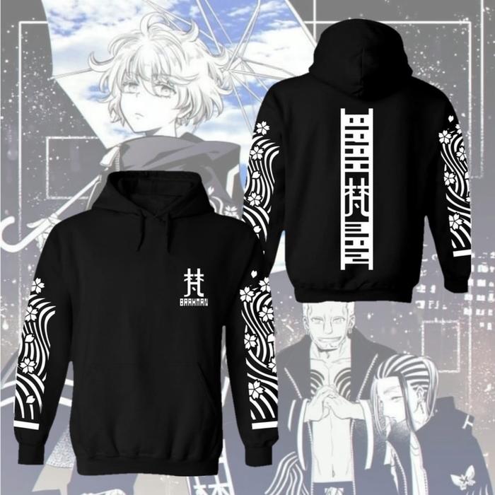 Jaket Brahman Kawaragi Senju Sweater Anime Tokyo Revengers Toman Hoodie Jumbo