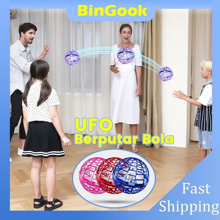 Flynova Pro Flying Ball Flying Boomerang Ball Spinner Bola Terbang Led