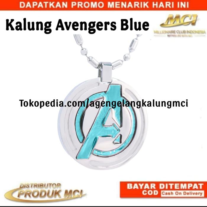 MARVEL MCI _ KALUNG KESEHATAN MCI _ KALUNG MARVEL _ KALUNG AVENGER BLUE _ KALUNG MCI ORIGINAL _ KALU