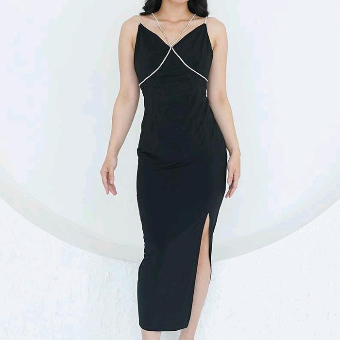 Diadema Jeweled Dress - Gaun Formal Wanita Panjang [BM21-DIAMANTE】