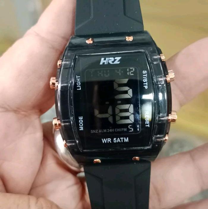 BISA COD - Jam tangan wanita HRZ digital water resistant original