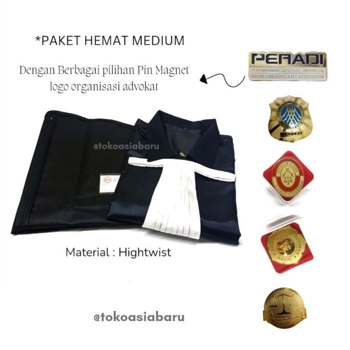 BEST SELLER!! Toga Advokat | Toga Pengacara | Toga Jaksa | Hitam | Pria | Wanita | Redy Stok !!