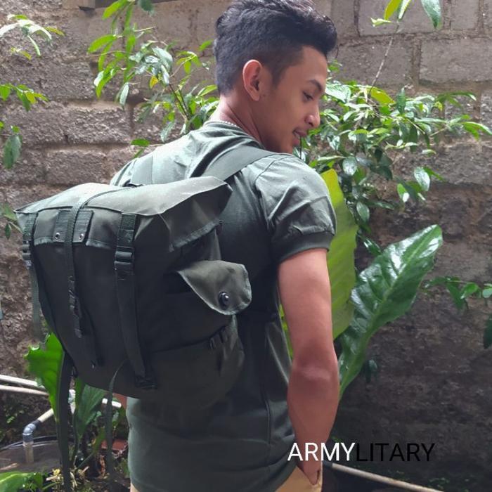 Tas Ransel RT 1945 Jadul Cordura Asli TNI *