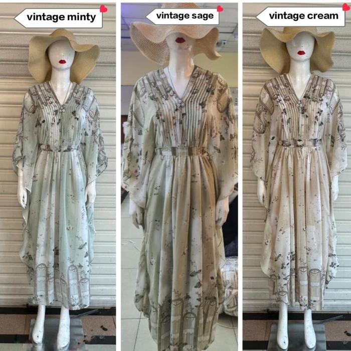 Kaftan Etnik / Kaftan Premium Ceruty Plisket