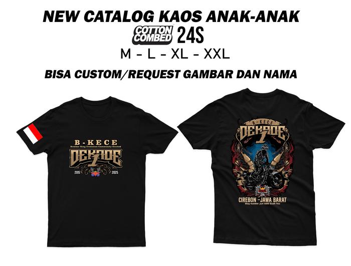 KAOS ANAK RX KING 1 DEKADE YKIS LENGAN PENDEK B-KECE