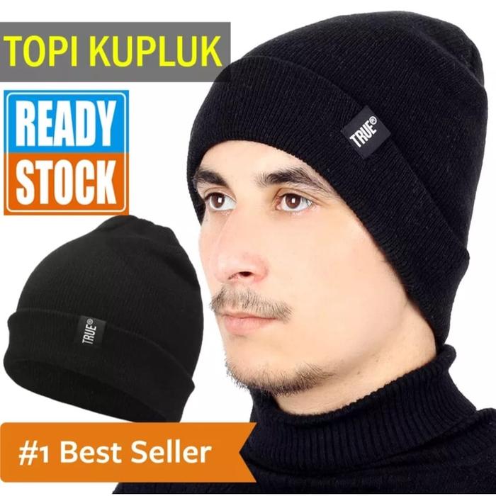 NEXTSETW-009 Topi Kupluk Pria Dewasa Rajut Wool True Winter Fashion Beanie Hat Ciput Cowo Cowok Laki