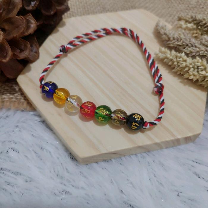 GELANG TRIDATU 7 CAKRA, GELANG PEMBUKA AURA REJEKI
